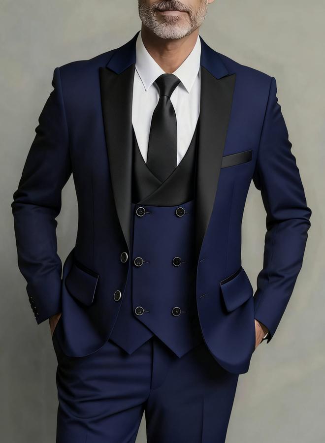 تايك تو طقم بدلة 3 قطع بليزر وفيست وبنطلون - Image 2